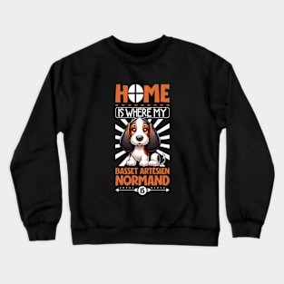 Home is with my Norman Artesian Basset Crewneck Sweatshirt